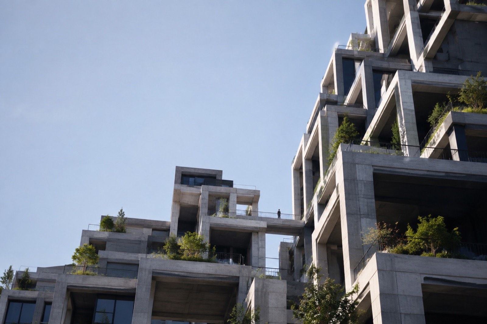 Nowoczesna architektura symbolizująca skalowalną organizację